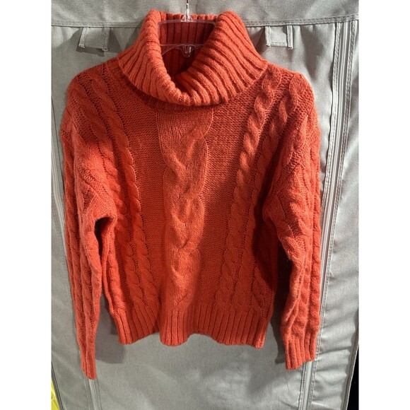 Heartloom Nelson Sweater Turtleneck‎ Chucky Knit Cable Stitch Sweater Size XS - Picture 2 of 6